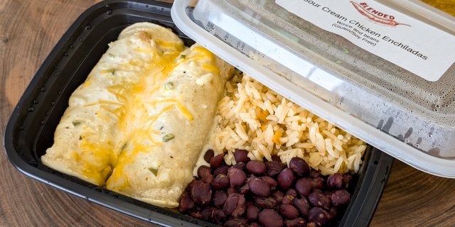 Sour Cream Chicken Enchiladas