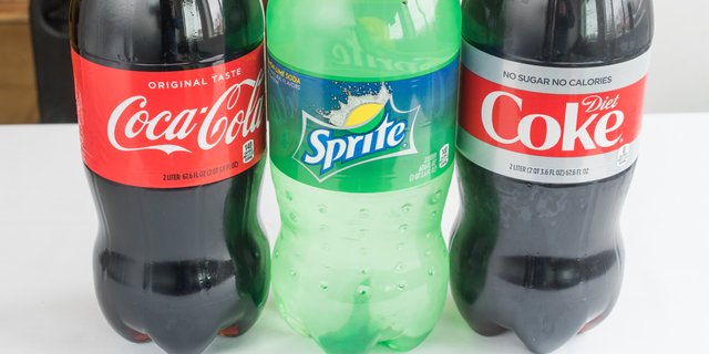 Assorted 2-Liter Diet Soda Bottles