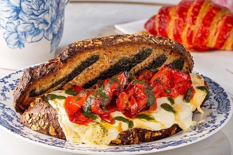 Mediterranean Panini Sandwich