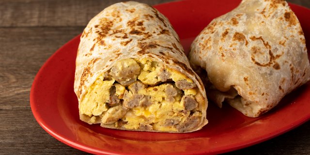 Sausage Breakfast Burrito