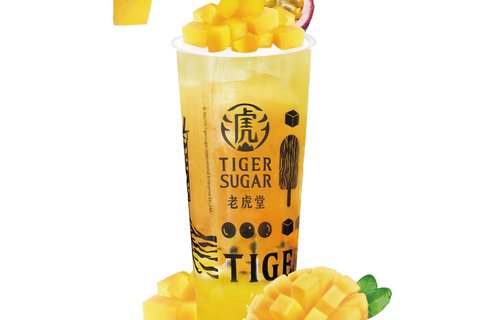Mango & Passion Fruit Tea w/ Mango Jelly