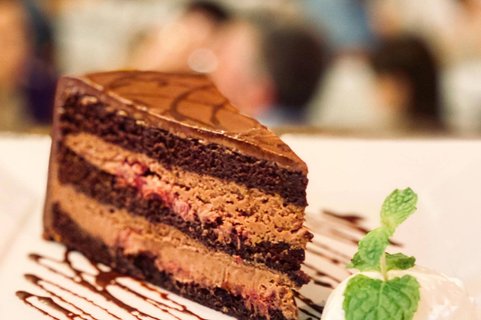 Chocolate Raspberry Mousse Cake