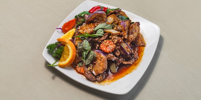 Spicy Eggplant Stir-Fry