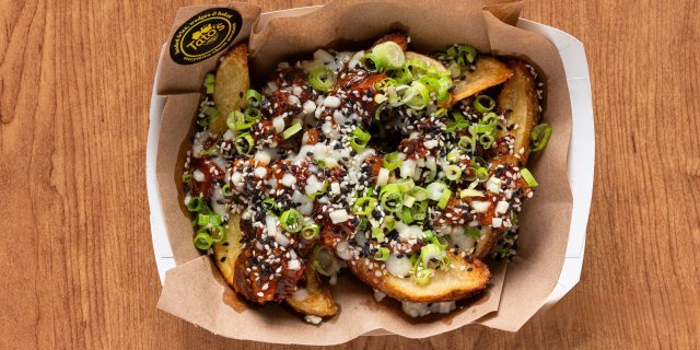 Build-Your-Own Potato Wedges Bar
