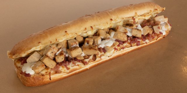 Buffalo Chicken Oven-Baked Sub