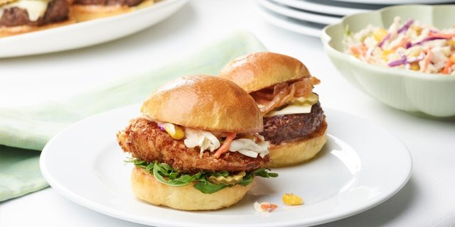 Pickle Brined Fried Chicken Sliders