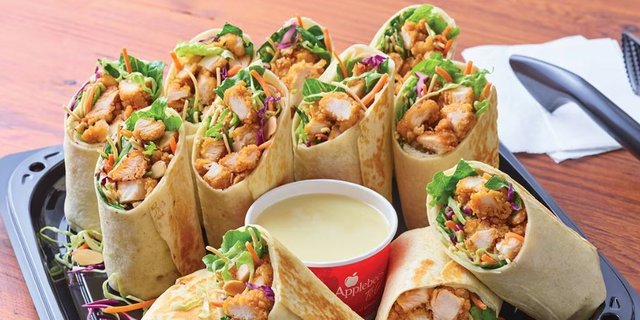 Oriental Chicken Salad Wrap Tray