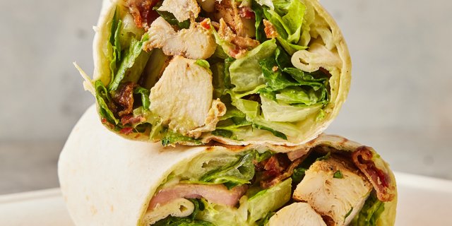 Regionally Famous Bacon Chicken Wrap
