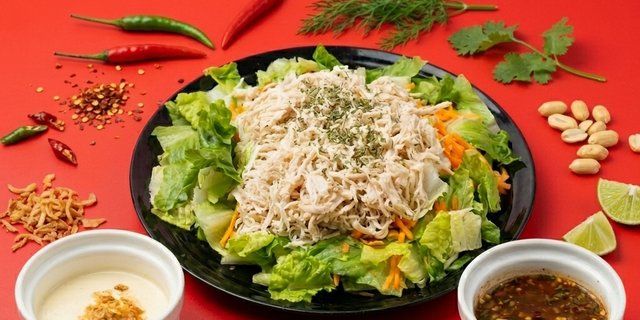 Shredded Chicken Salad