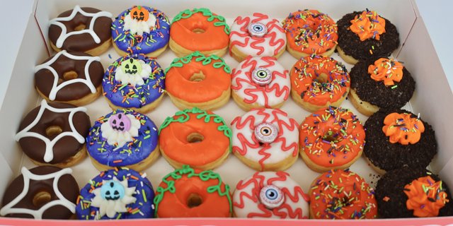 Halloween Mini Donuts