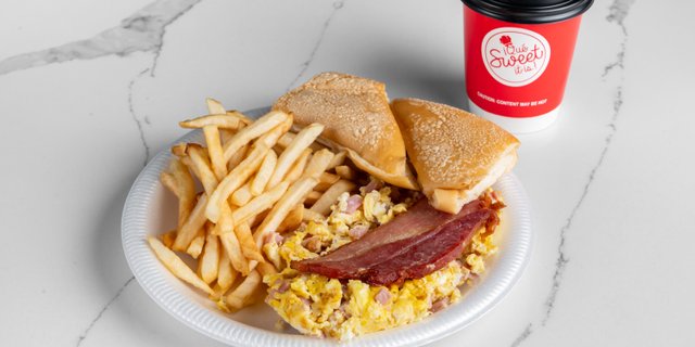 Traditional Cuban Breakfast