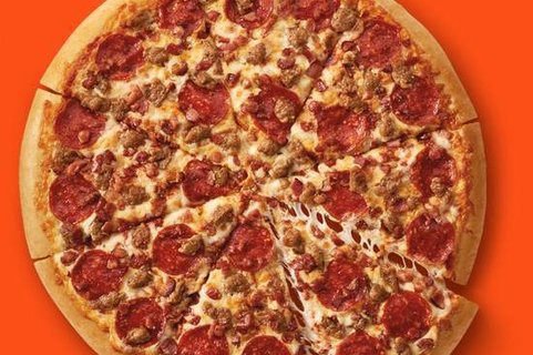 3-Meat Treat Pizza