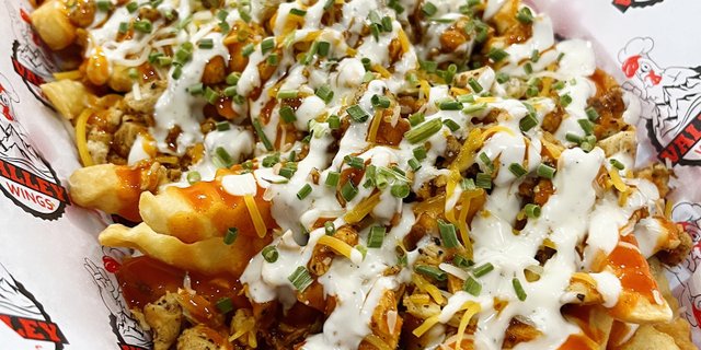 Buffalo Chicken Loaded Fries