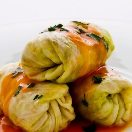 Pork-Stuffed Cabbage