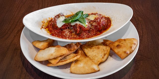 Smoked Meatball Pomodoro