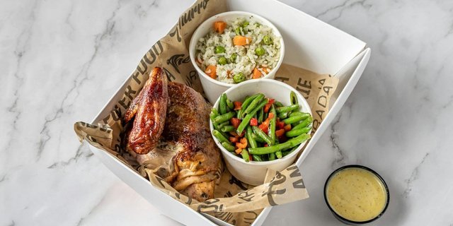 1/4 Chicken Box + 2 Sides