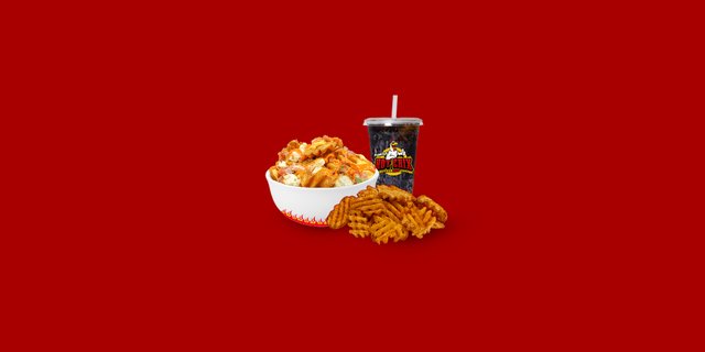 Creamy Siracha Fries