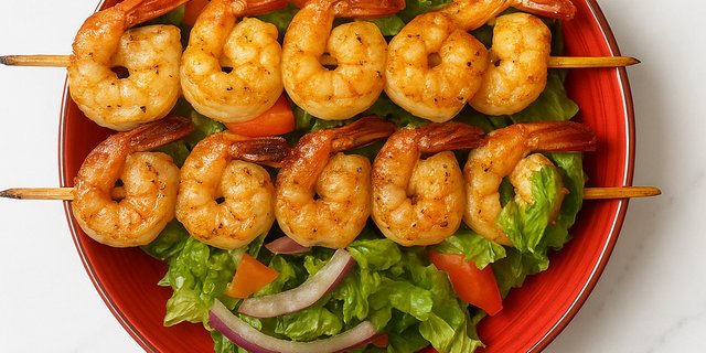 Grilled Shrimp Salad