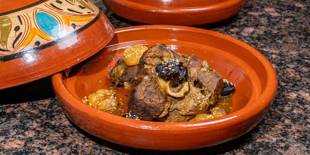 Lamb Tagine W/ Prunes & Apricots