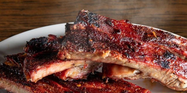 Smoked Pork Spare Ribs