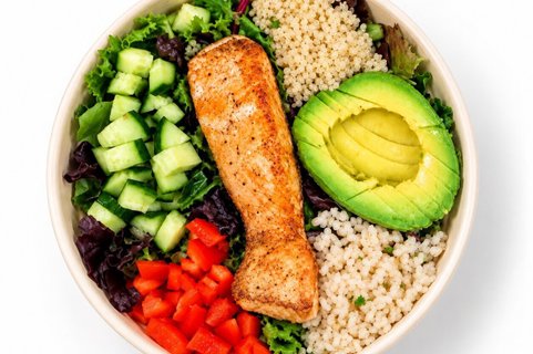 Roasted Salmon Salad