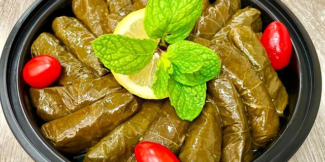 Vegetarian Dolmas (Grape Leaves)