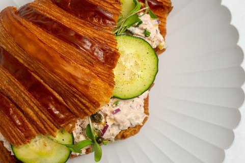 Tuna Croissant Sandwich