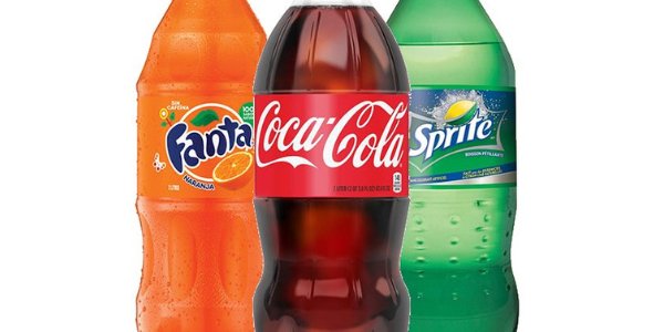 Assorted 2L Soda Bottles