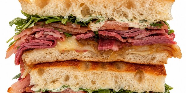 Brisket Club Sandwich
