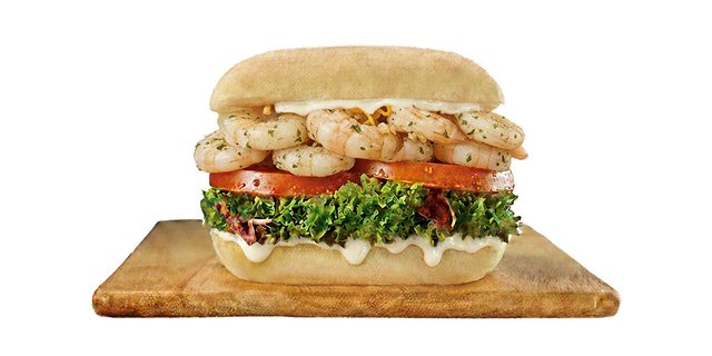 Garlic Shrimp Sandwich