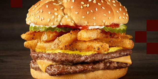 Fry Lover's Double Burger