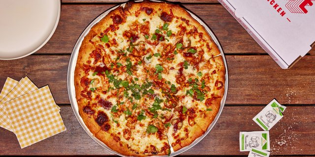 Hand-Stretched Smoky BBQ Chicken Pizza
