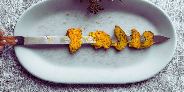 Skewer Moussa's Famous Chicken