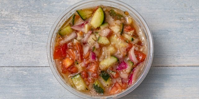Individual Cucumber & Tomato Salad