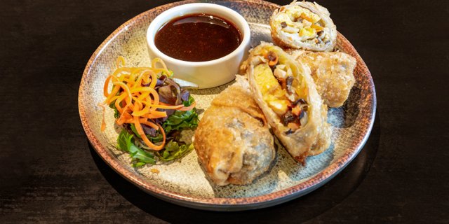 Mushu Pork Egg Rolls