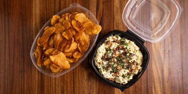 Deviled Egg Dip & Chips