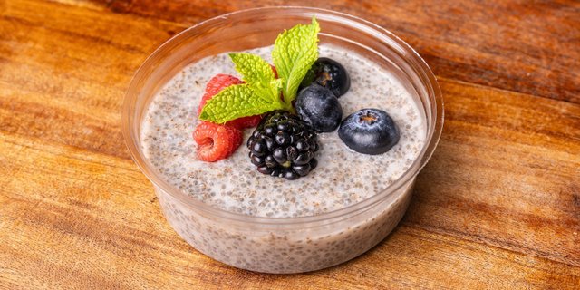 Coconut Berry Chia Pudding