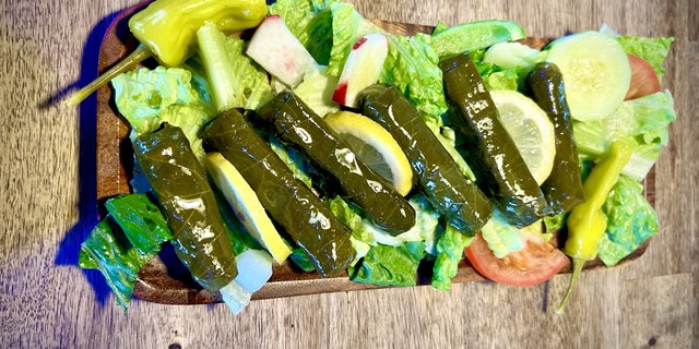Vegan Dolmas (Grape Leaves)