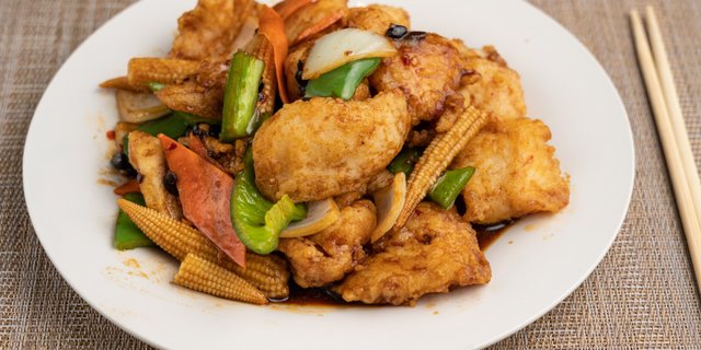 Fish Fillet in Black Bean Sauce