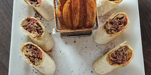 Beef Shawarma Wrap