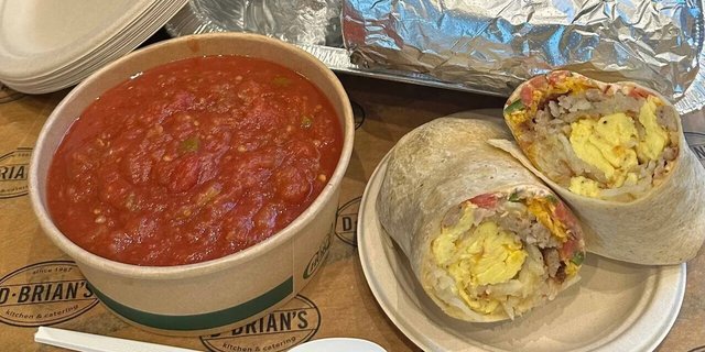 Breakfast Burrito Tray