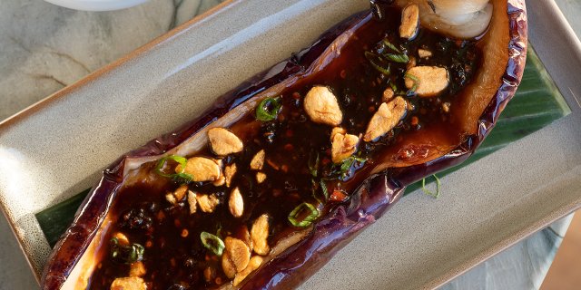 Eggplant & Garlic Sauce