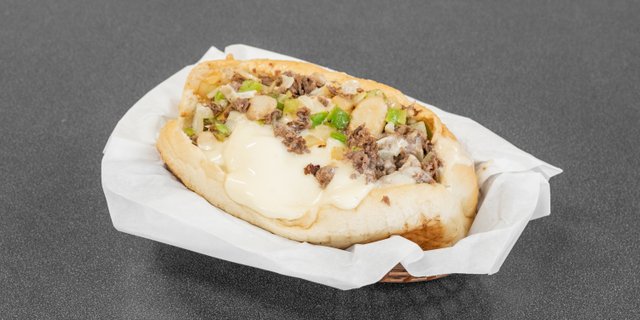 20. Mushroom, Pepper & Onion Cheesesteak (Belly Buster)