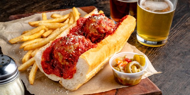 Build Your Own Meatball Sandwich