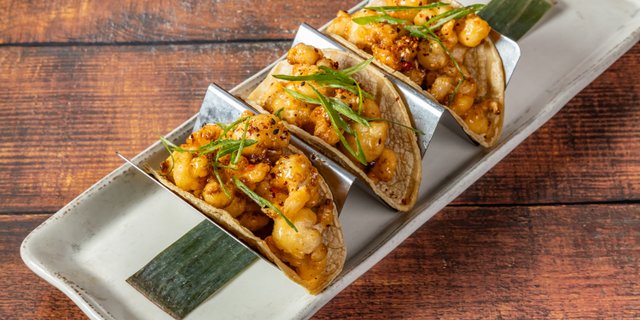 Bang Bang Cauliflower Tacos Platter