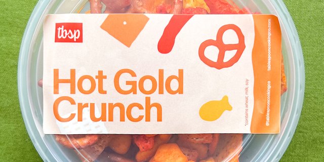 Hot Gold Crunch Snack Mix