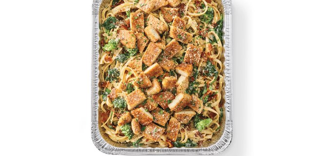 Crispy Chicken Bacon Alfredo