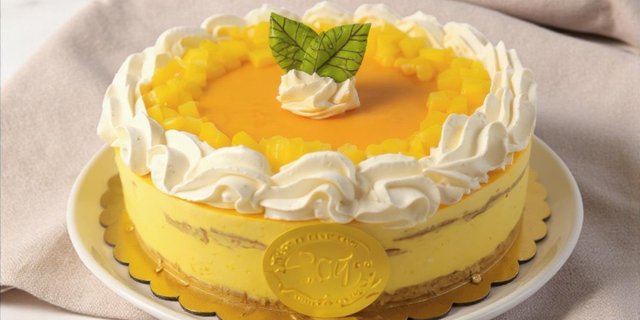 Mango Mousse 8" Cake