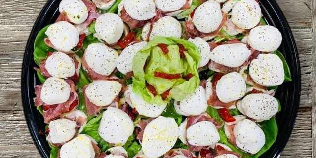 Fresh Caprese Mozzarella Stacks
