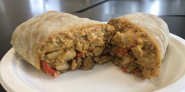 Chicken Tikka Masala Burrito
